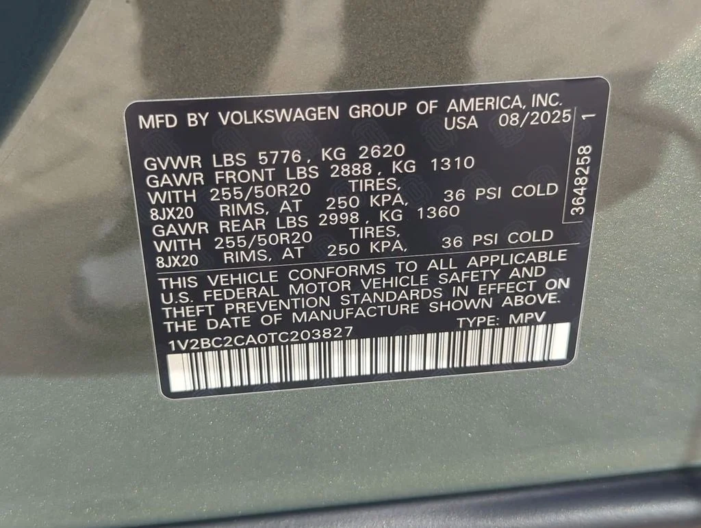 New 2026 Green Volkswagen 2.0T SEL image 32