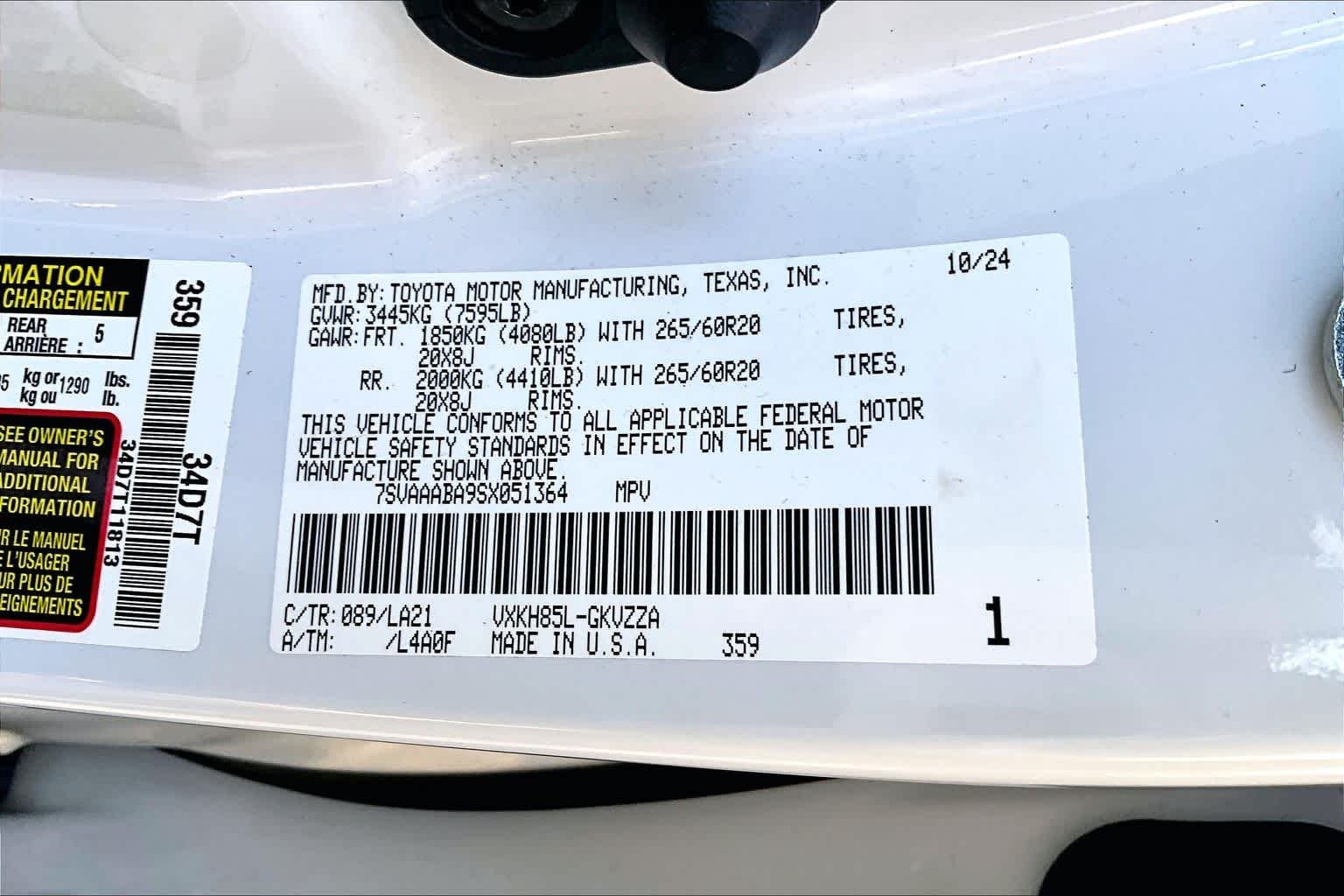 2025 Toyota Sequoia Platinum - Photo 34