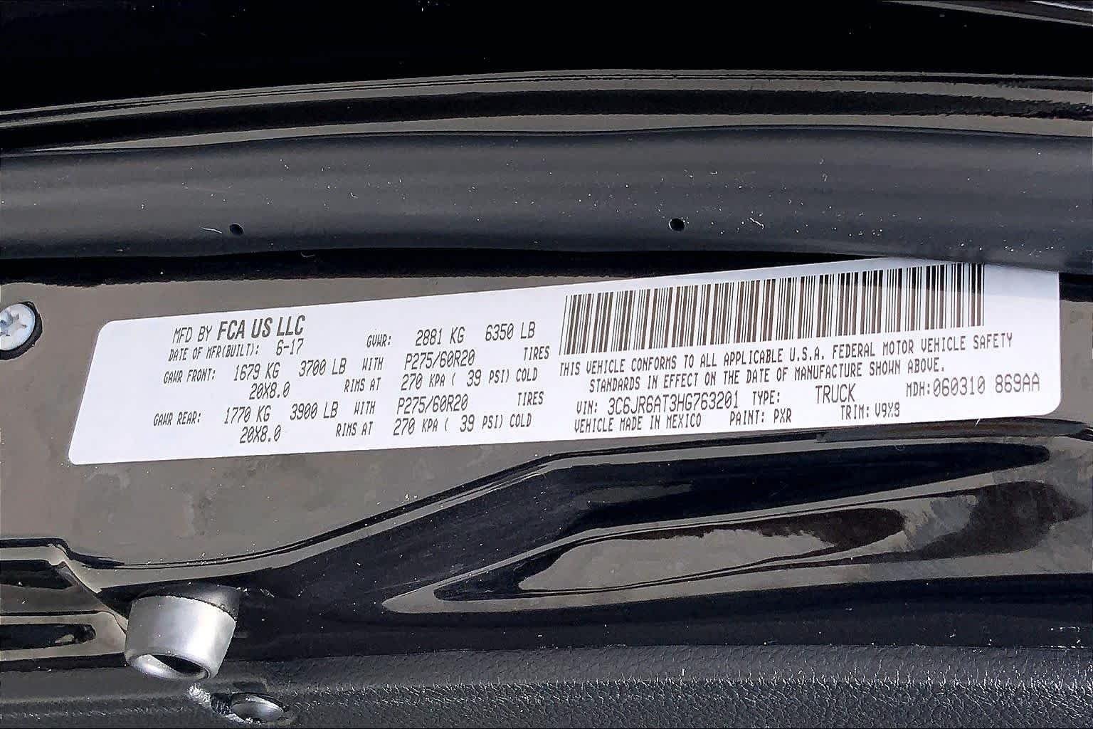 Used 2017 Brilliant Black Crystal Pearlcoat Ram Express image 31
