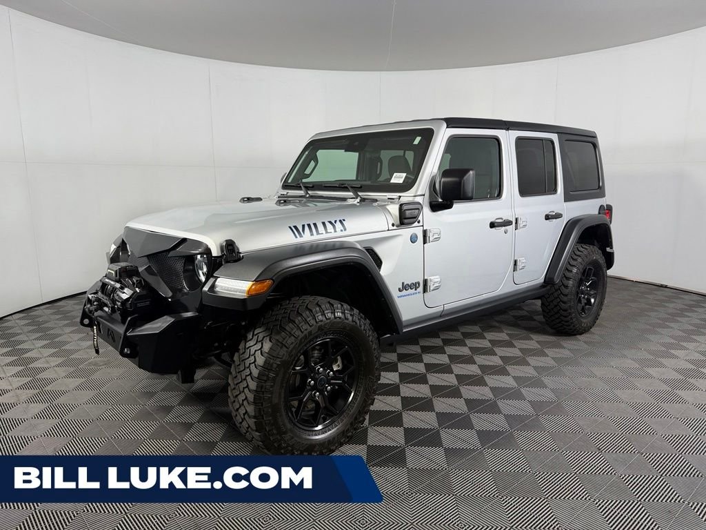 Used 2024 Silver Jeep Willys 4xe image 1