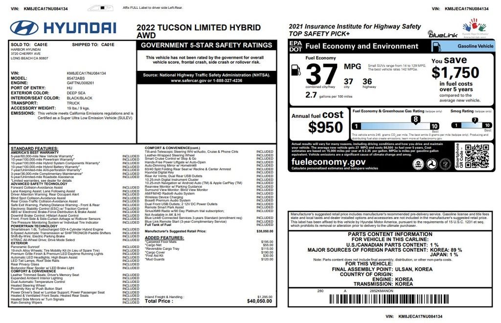 Used 2022  Hyundai Limited image 4