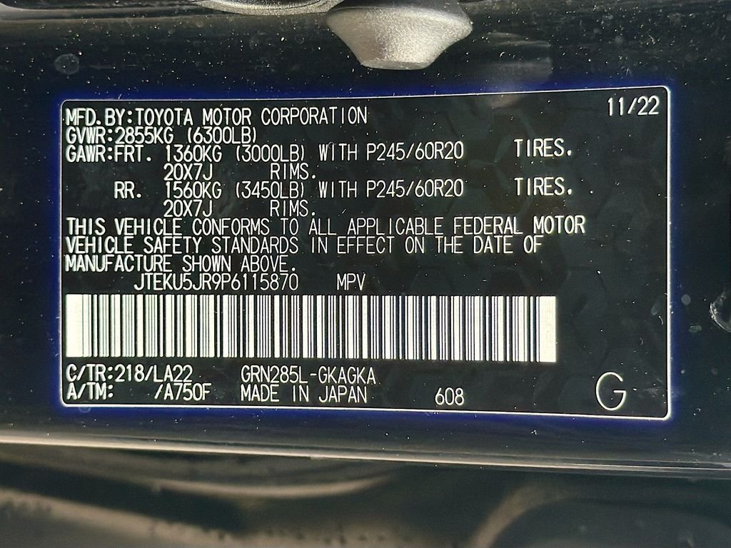 Used 2023 Midnight Black Metallic Toyota Limited image 32
