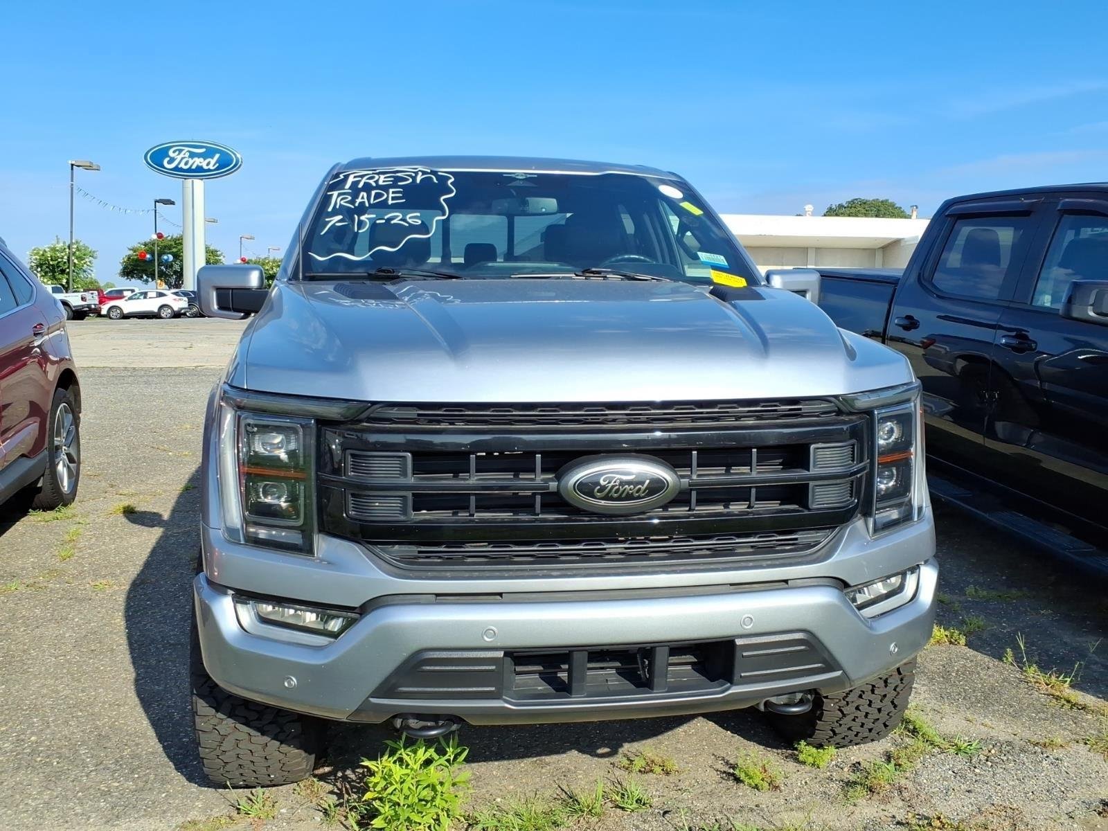 Used 2023 Iconic Silver Metallic Ford LARIAT image 2