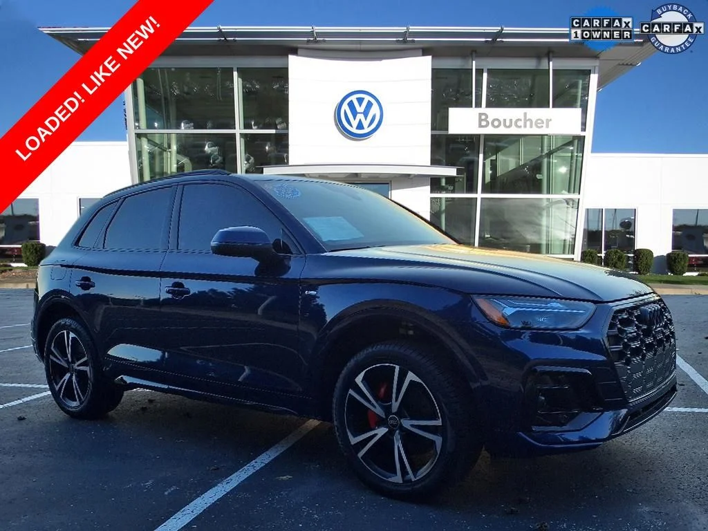 Used 2025 Navarra Blue Metallic Audi 45 S line Premium Plus image 1