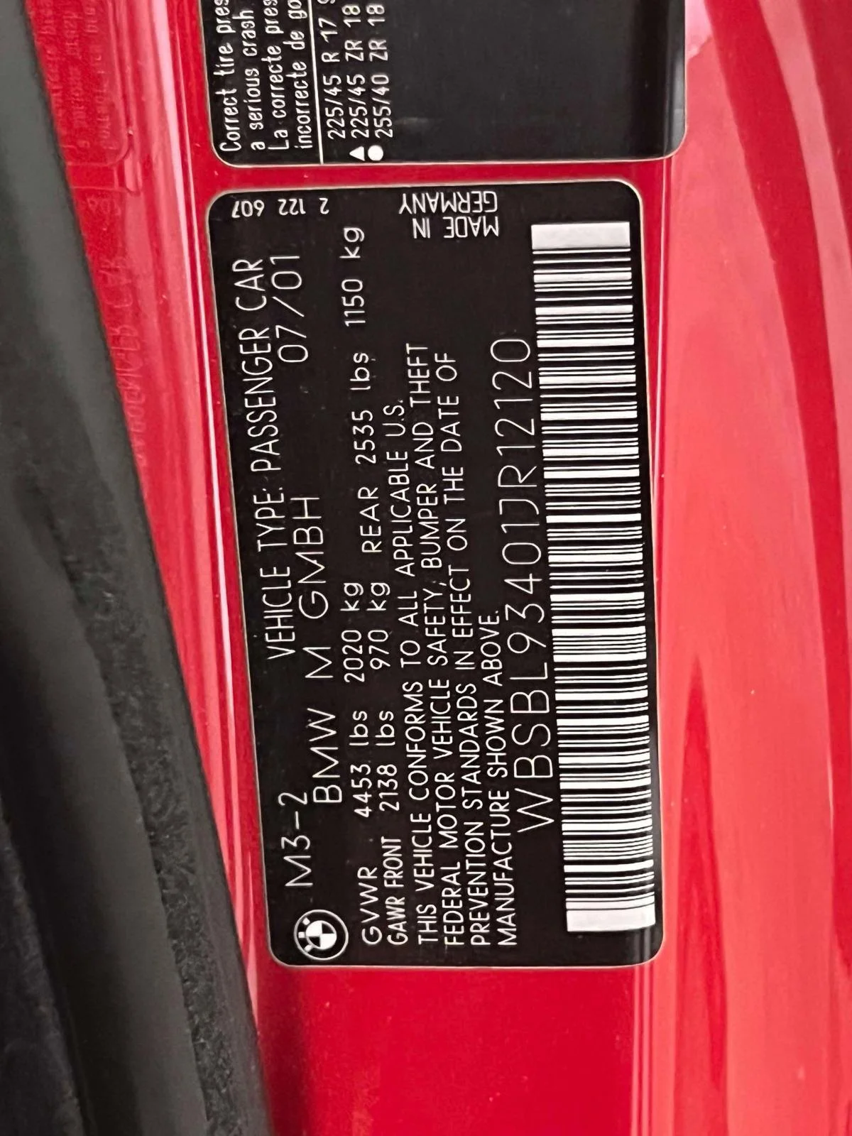 Used 2001 Imola Red BMW 6 Speed Manual image 17