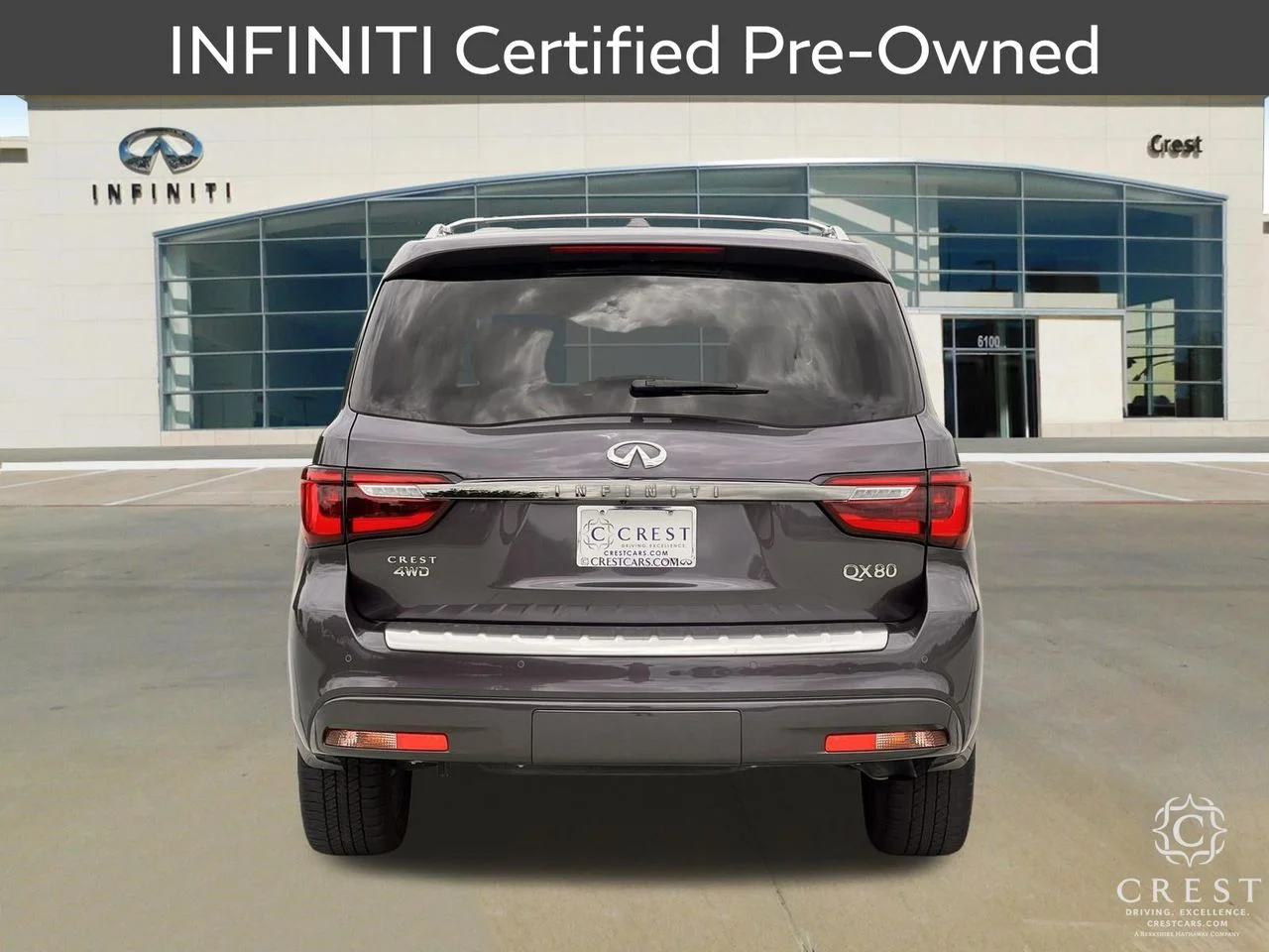Certified Used 2023 Anthracite Gray INFINITI PREMIUM SELECT image 4