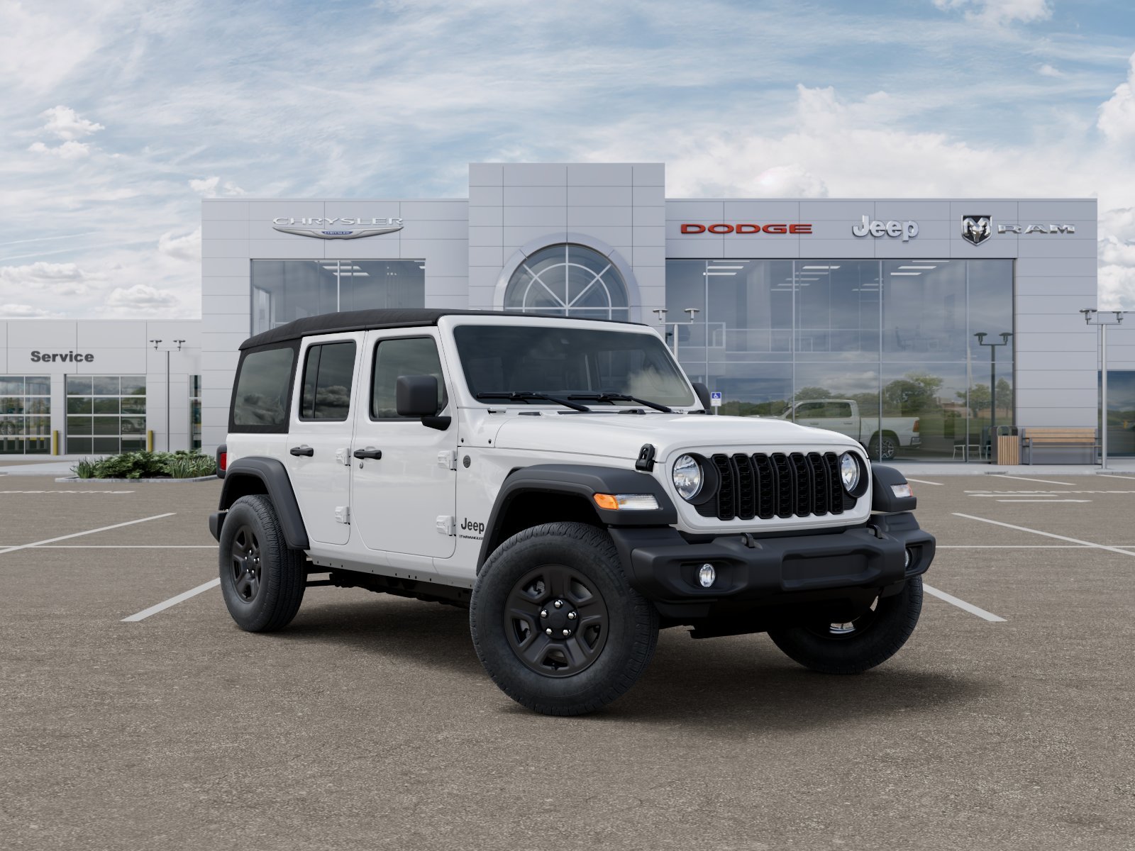New 2026 Bright White Clearcoat Jeep Sport image 31