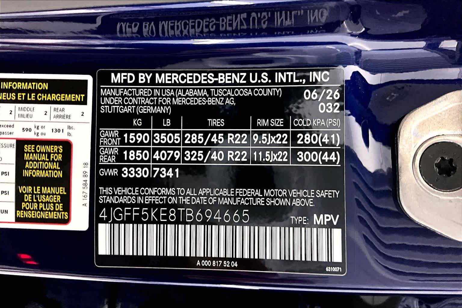 New 2026 MANUFAKTUR Mystic Blue Metallic Mercedes-Benz GLS 450 image 25