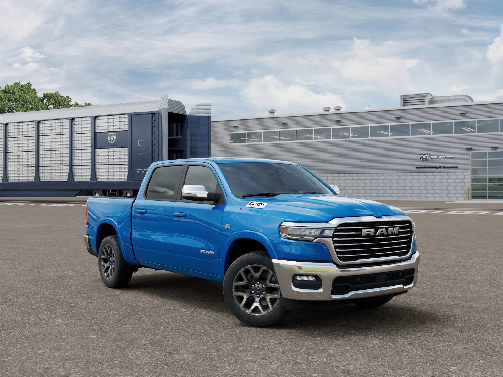 New 2026 Hydro Blue Pearl-Coat Exterior Paint RAM  image 3