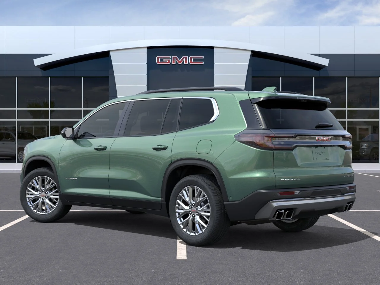 New 2027 Trailstone Green Metallic GMC Elevation image 3