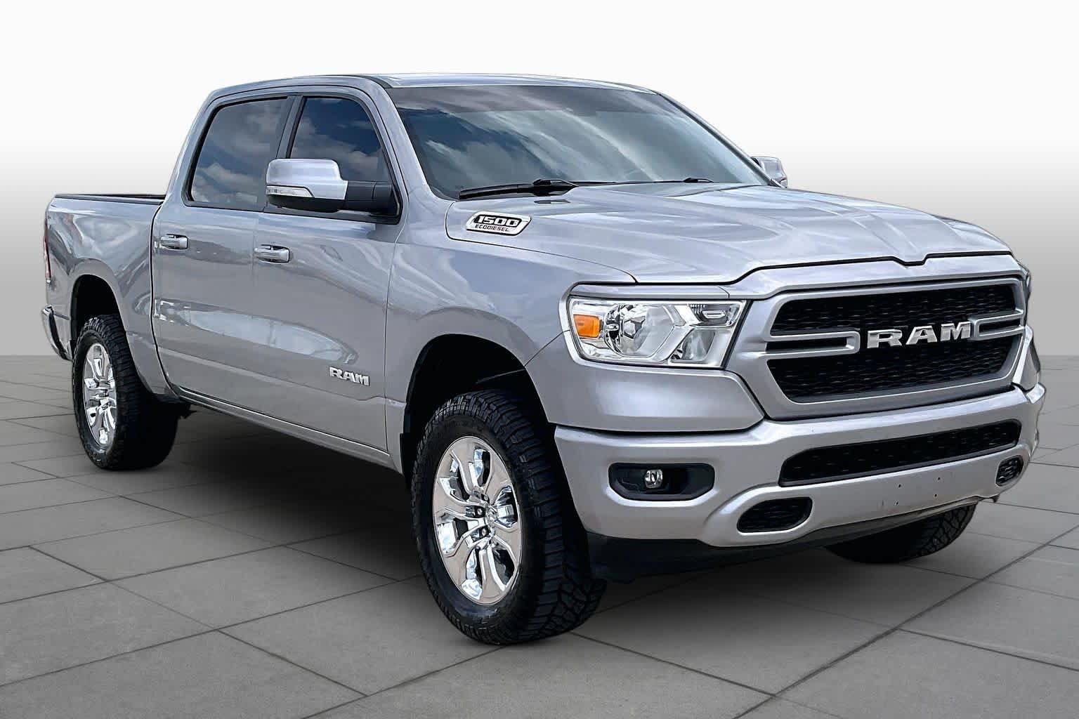 Used 2022 Billet Silver Metallic Clearcoat Ram Lone Star image 3