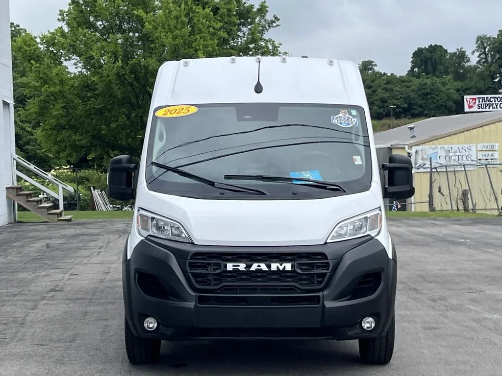 Used 2025 Bright White Clearcoat Ram Tradesman CARGO 159WB HIGH ROOF 3.6L image 3
