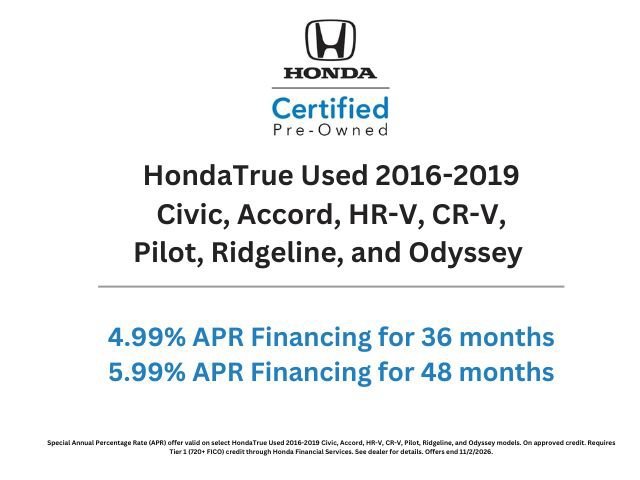 Used 2018 Aegean Blue Metallic Honda EX-L AWD w/ Navigation image 3