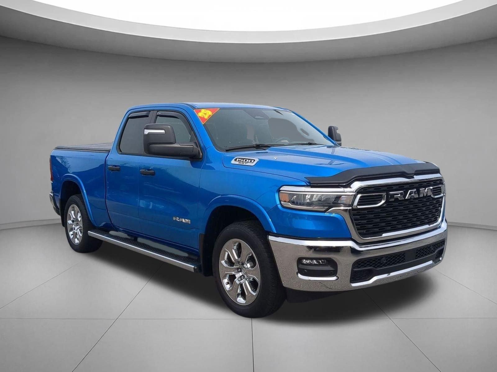 Used 2025 Hydro Blue Pearlcoat Ram Big Horn image 7