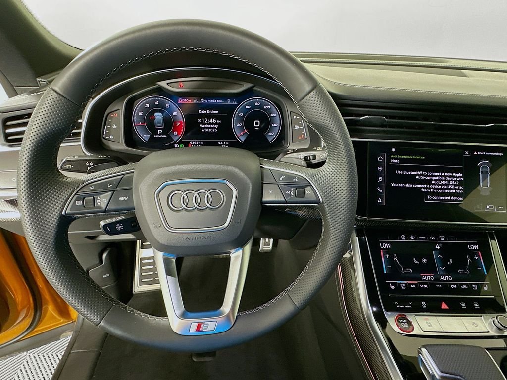 Used 2021 Dragon Orange Metallic Audi 4.0T Prestige image 11