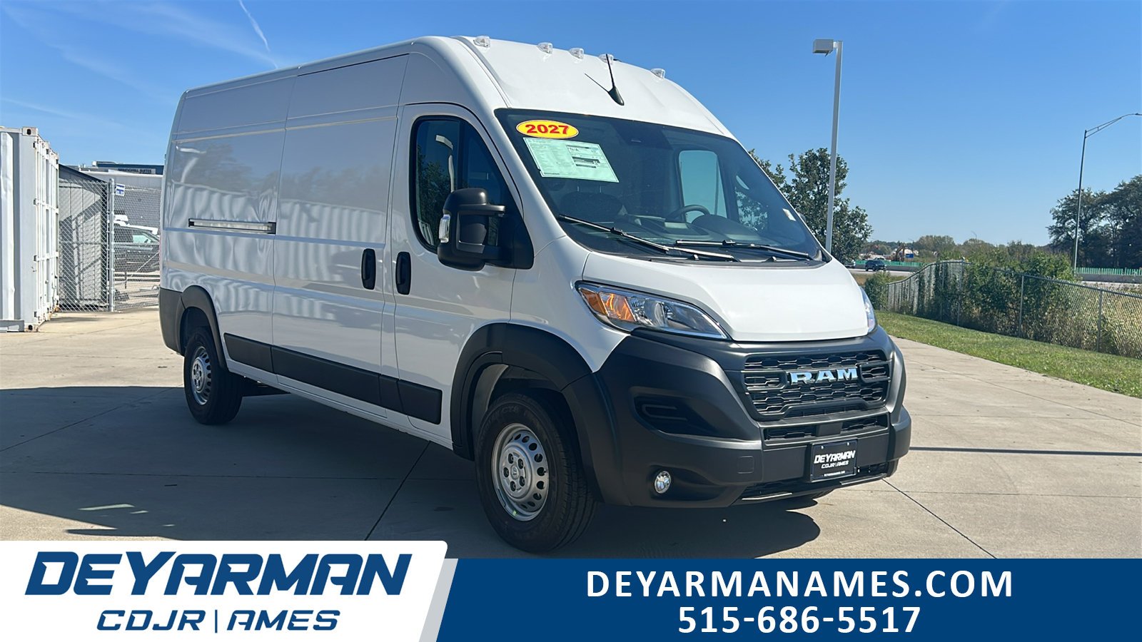 2027 RAM ProMaster Cargo Van Tradesman