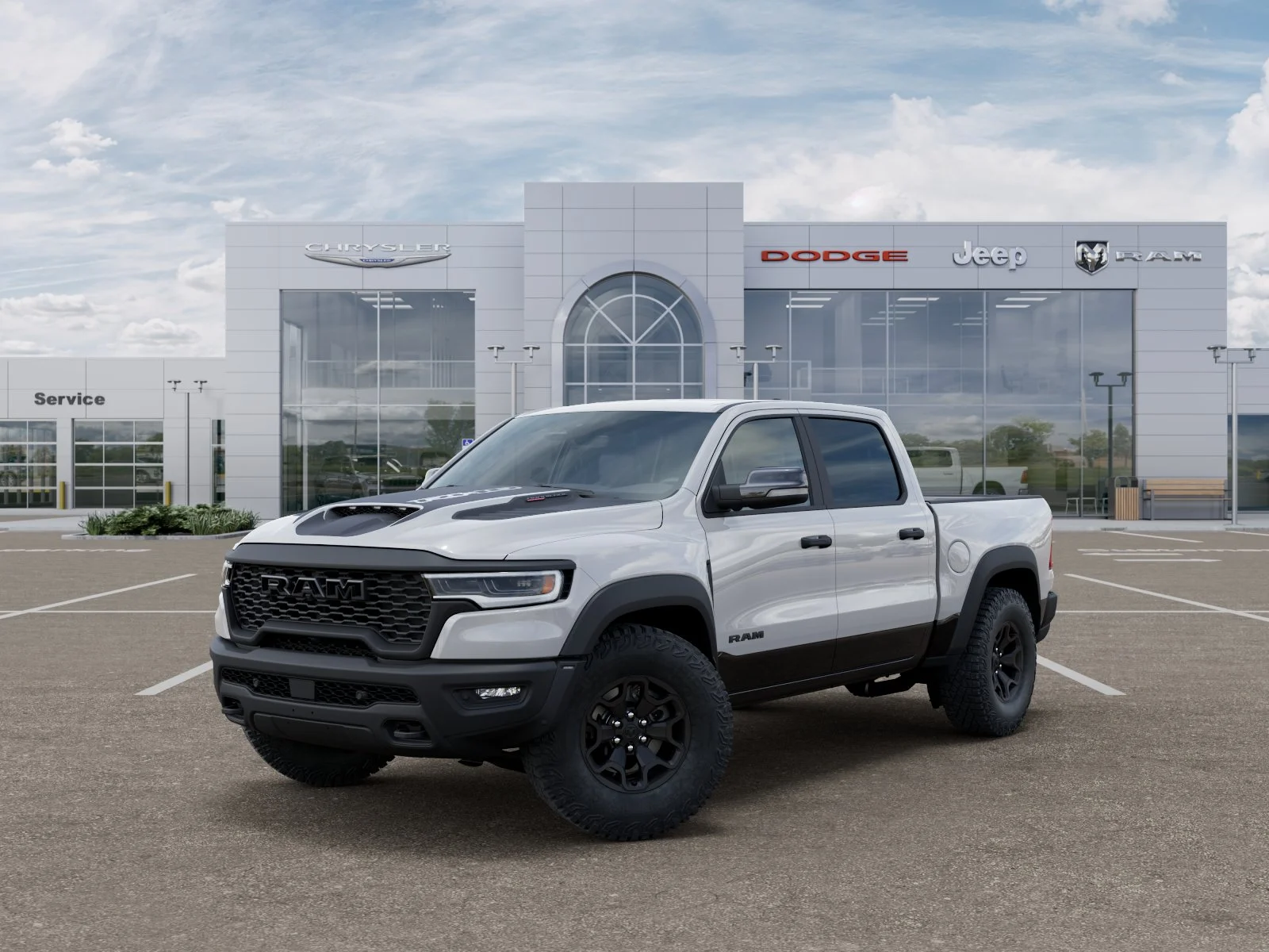 New 2026 Bright White Clear-Coat Exterior Paint RAM RHO image 29