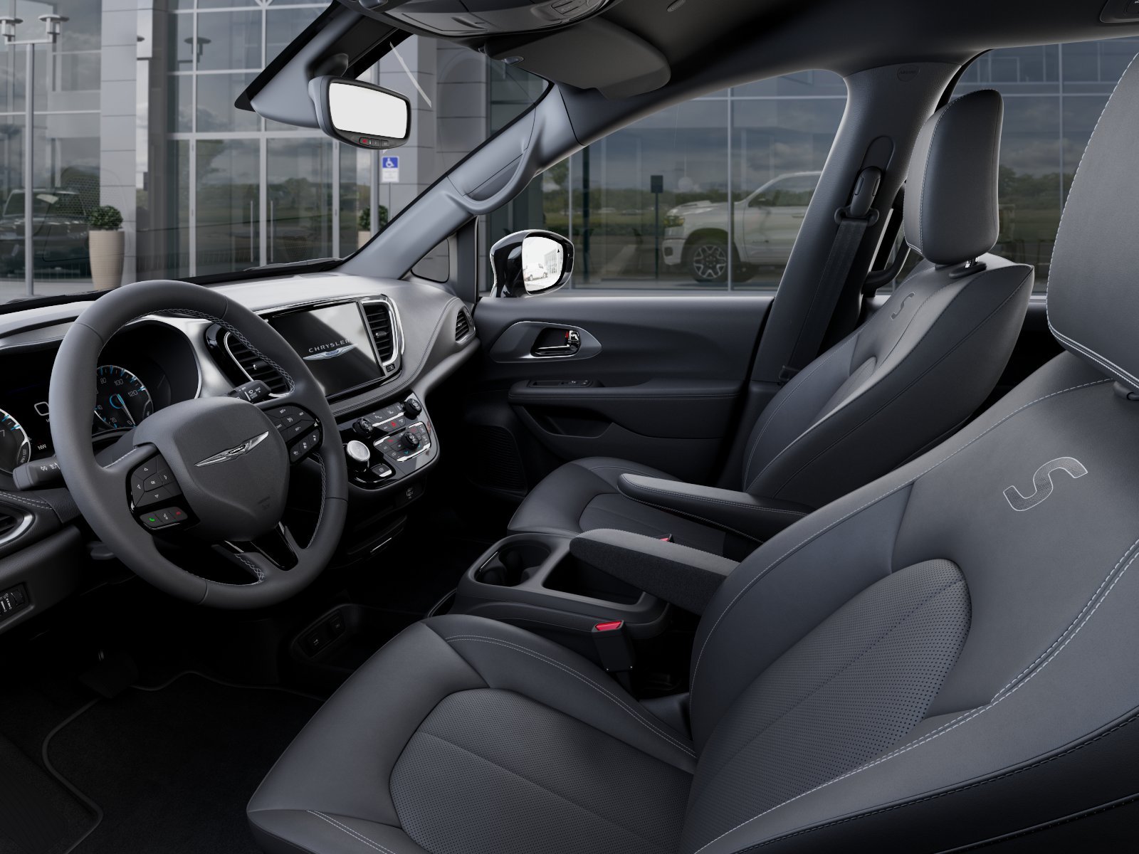 New 2026 Diamond Black Crystal Pearl-Coat Exterior Paint Chrysler PACIFICA SELECT image 122