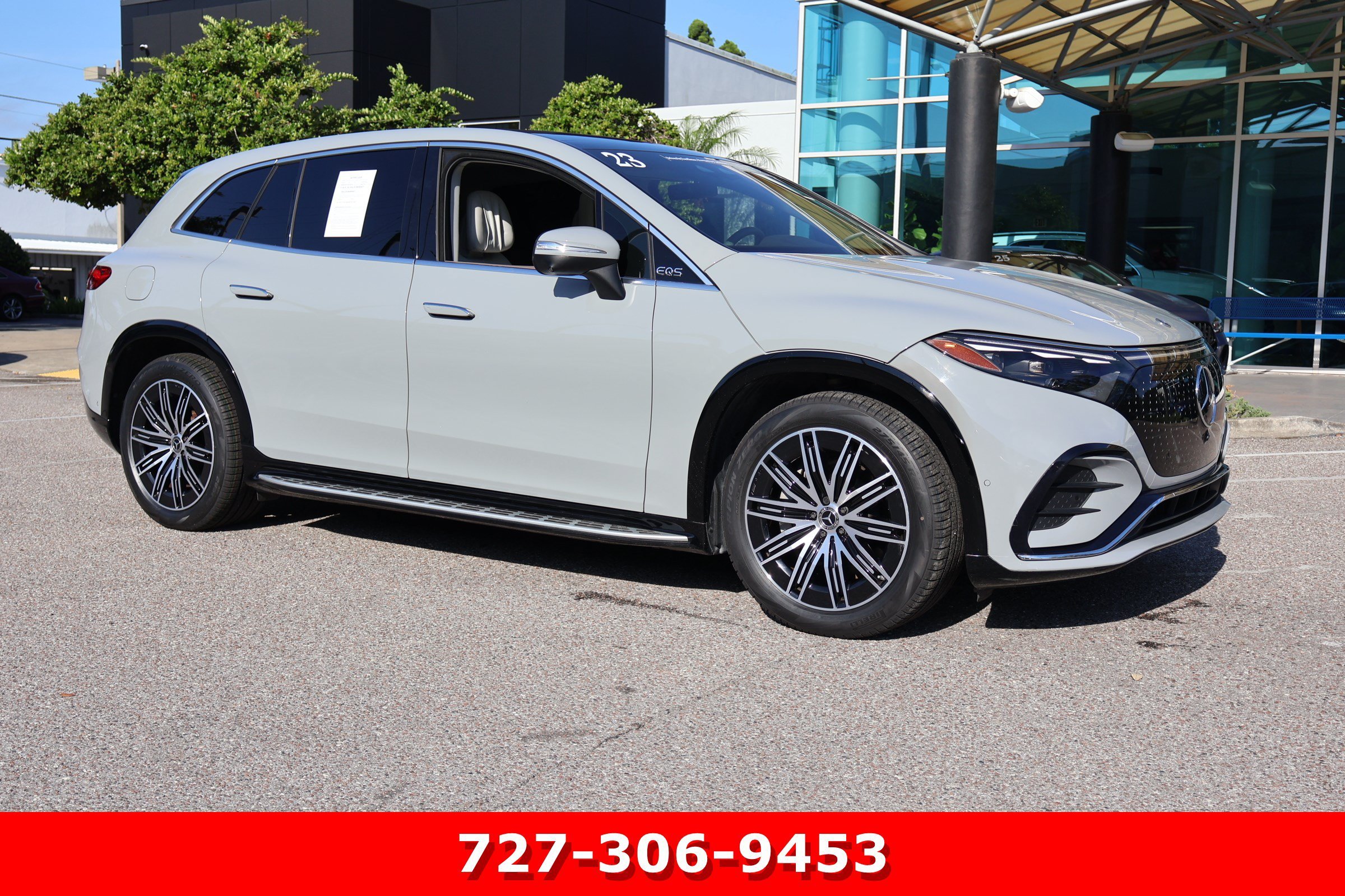 Certified Used 2023 MANUFAKTUR Alpine Gray Mercedes-Benz EQS 580 image 12