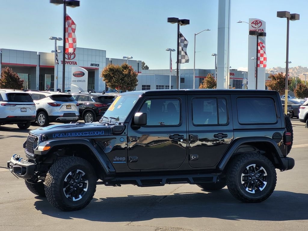 Used 2024 Black Jeep Rubicon 4xe image 7