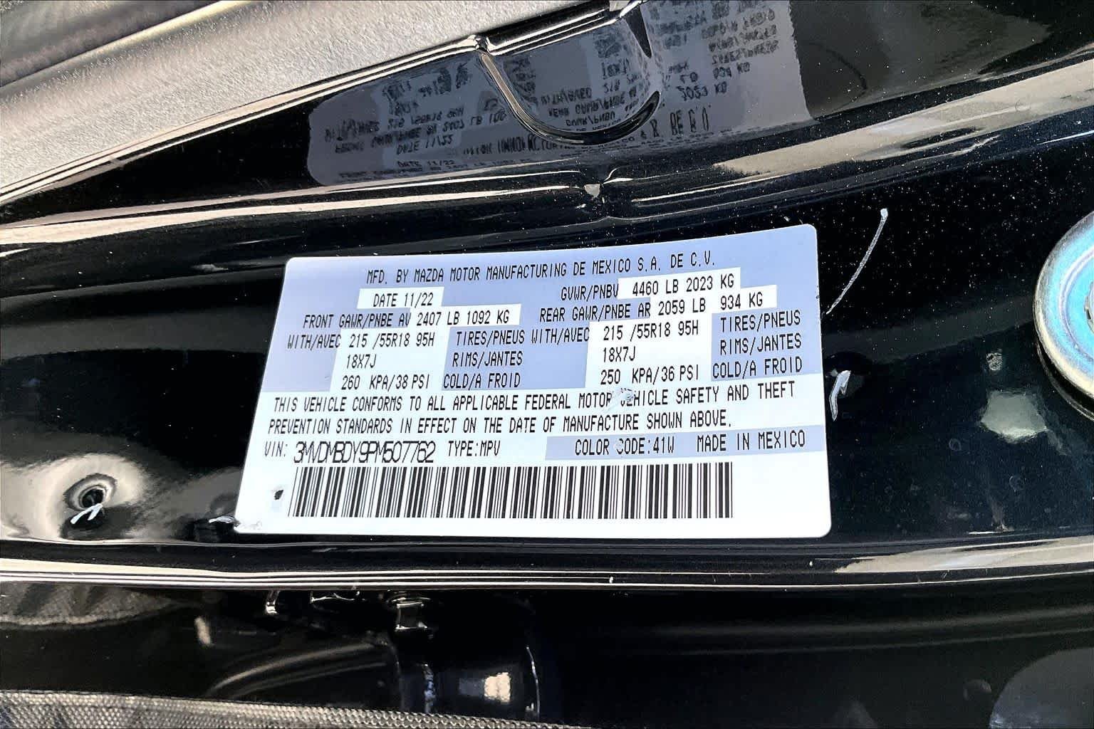 Used 2023 Jet Black Mica Mazda 2.5 Turbo Premium Package image 37