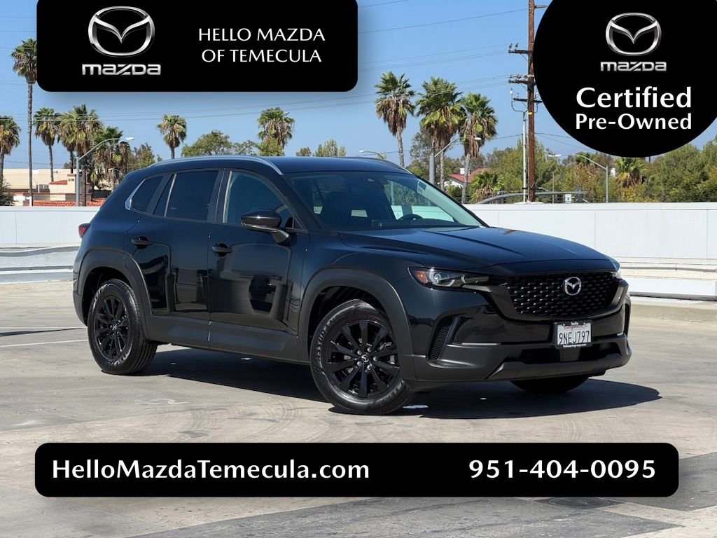 Certified Used 2024 Jet Black Mazda 2.5 S Preferred Package image 1
