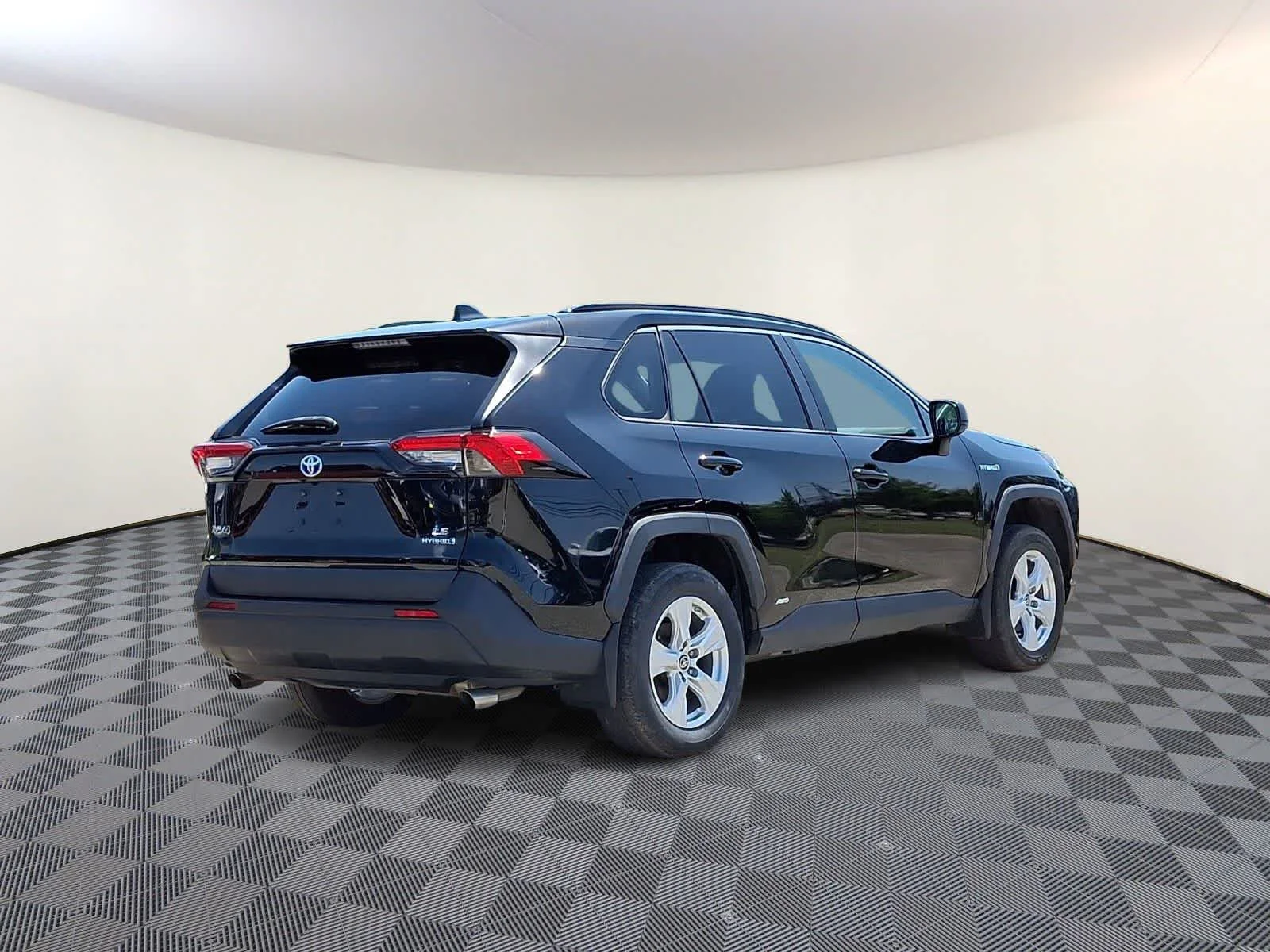 Certified Used 2021 Midnight Black Metallic Toyota Hybrid LE image 6