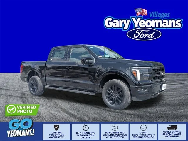 New 2026 Agate Black Metallic Ford Lariat® image 1