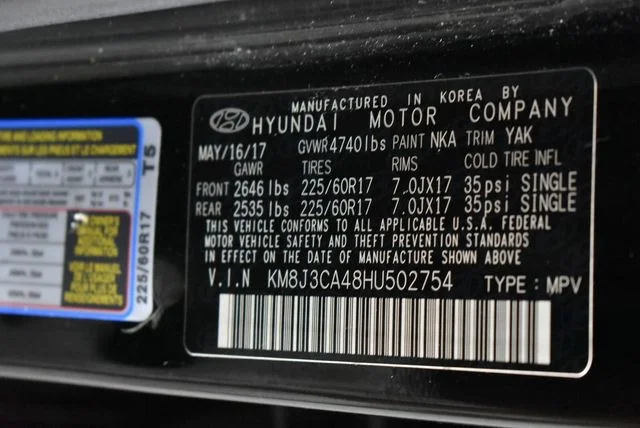 Used 2017 Black Hyundai SE Plus image 52