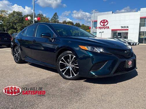 Certified Used 2020 Blue Toyota SE image 1