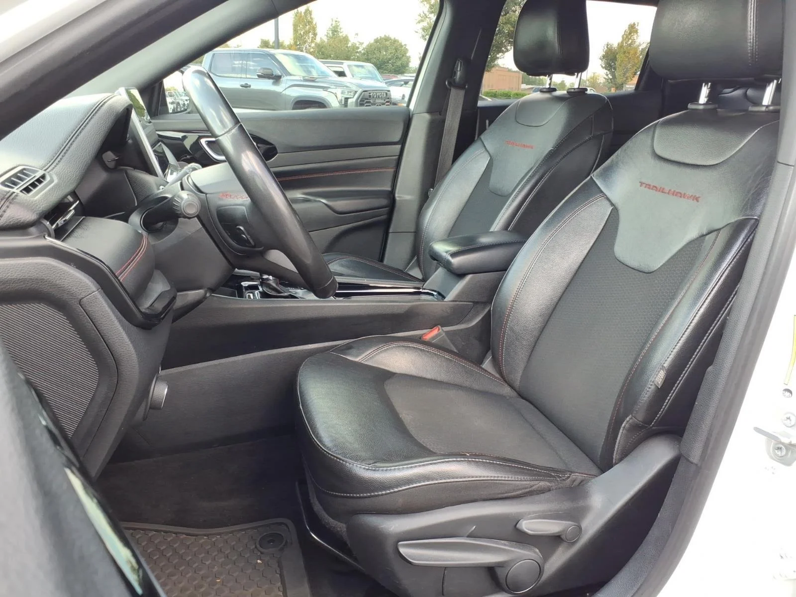 Used 2023 Bright White Clearcoat Jeep Trailhawk image 20