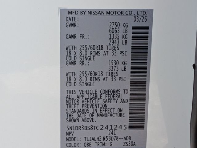 Used 2026 White Nissan SV image 33