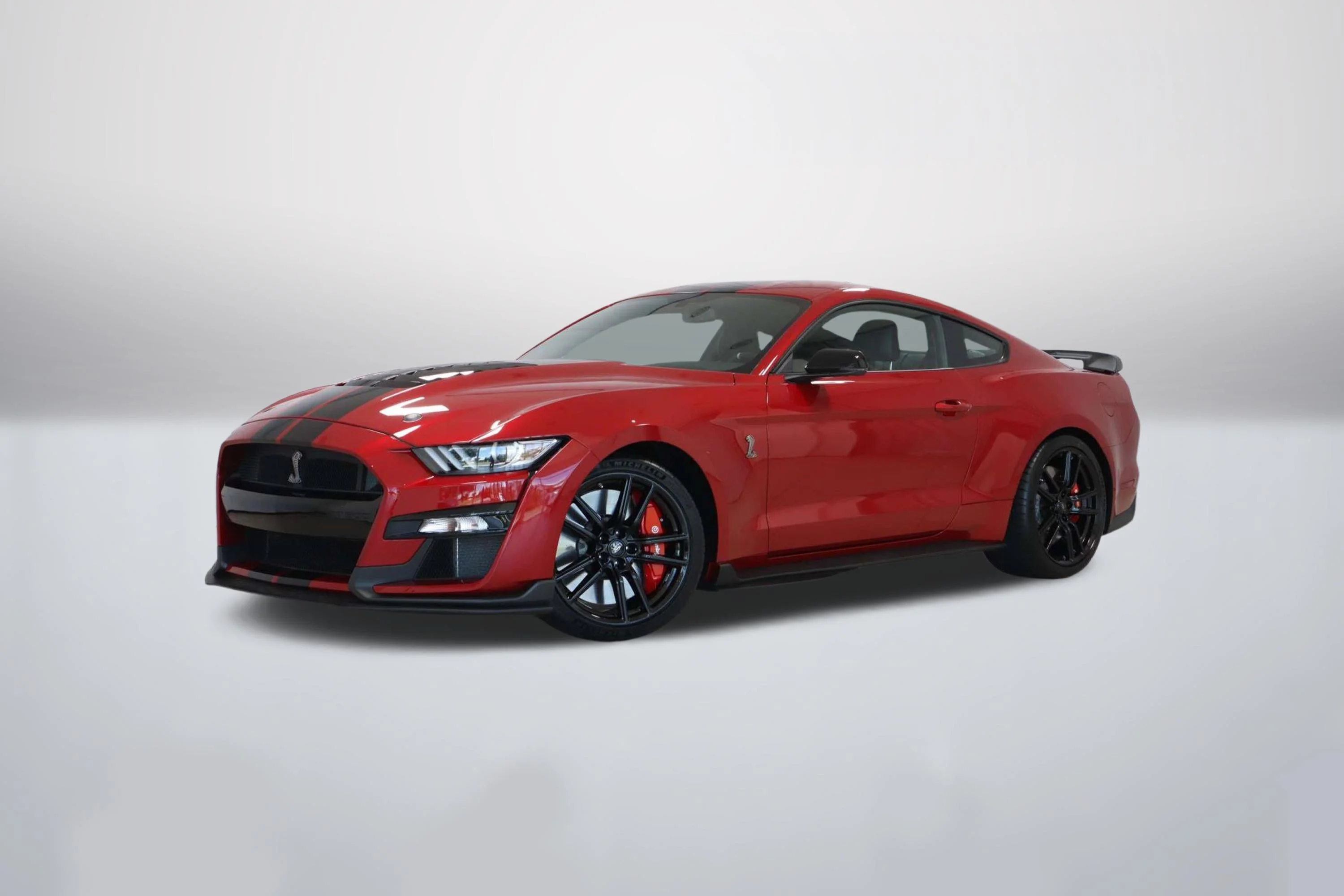 Used 2020 Rapid Red Metallic Tinted Clearcoat Ford Shelby GT500 image 1