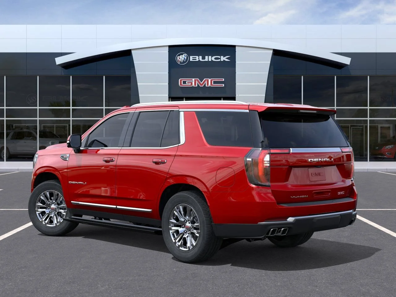 New 2026 Volcanic Red Tintcoat GMC Denali image 3