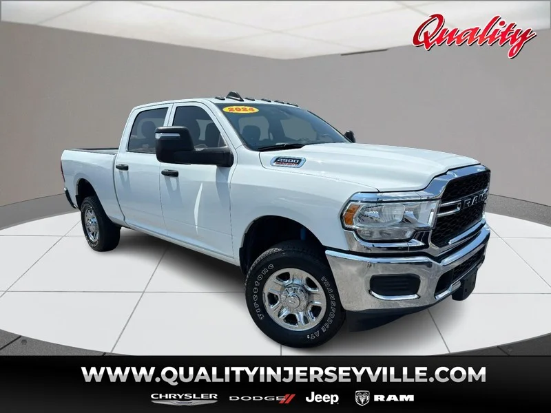 Used 2024 Bright White Clearcoat Ram Tradesman image 1
