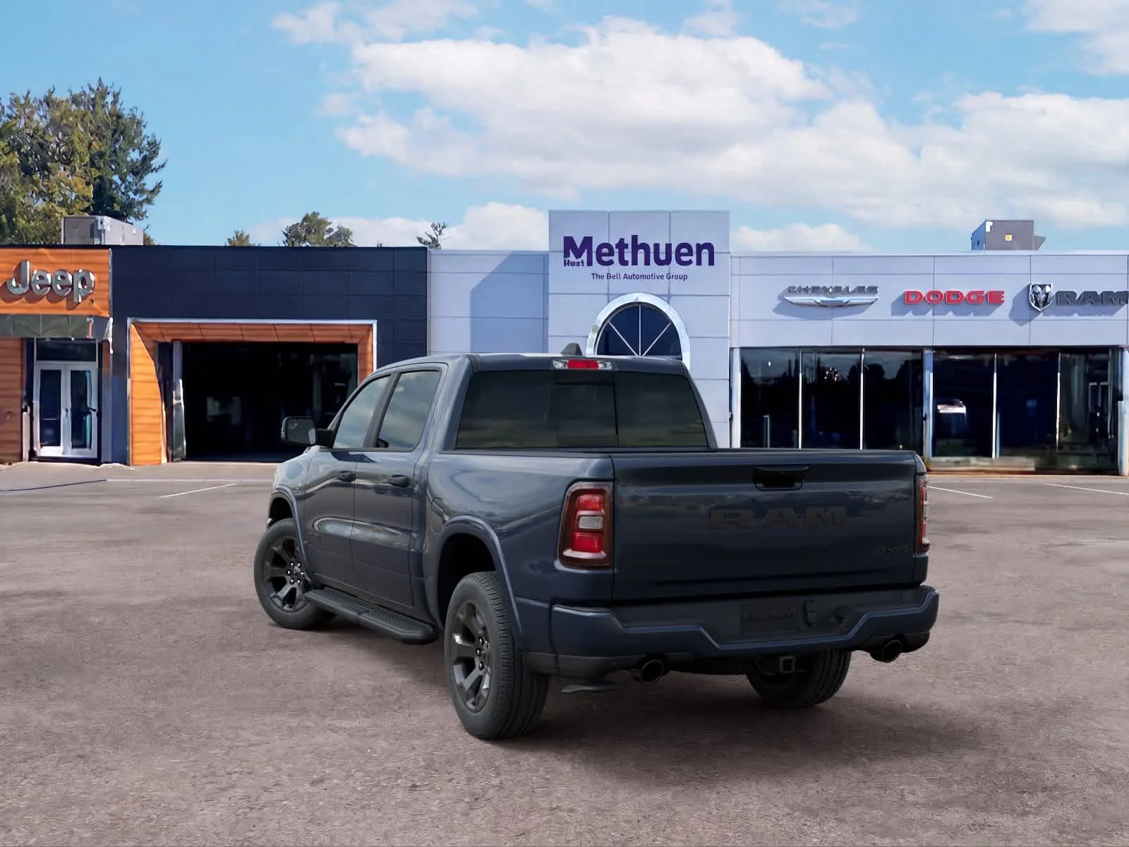 New 2026 Forged Blue Metallic Exterior Paint RAM Big Horn image 3
