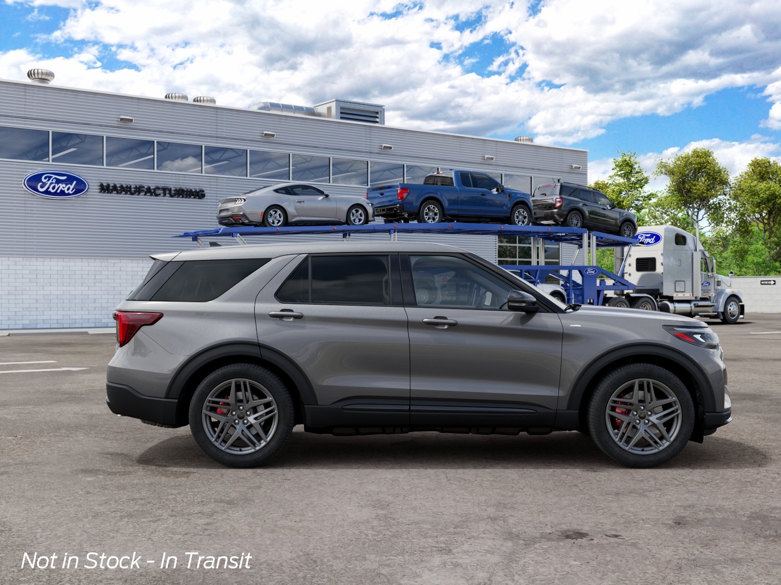 New 2027 Carbonized Gray Metallic Ford ST-Line image 8