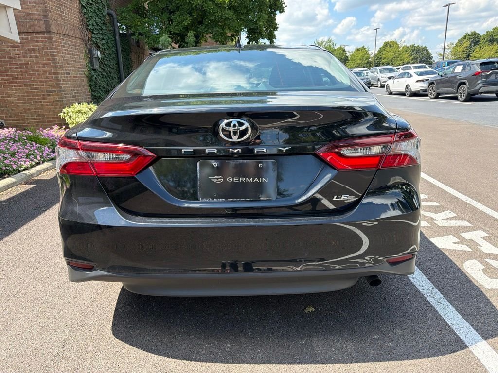 Used 2021 Midnight Black Metallic Toyota LE image 7