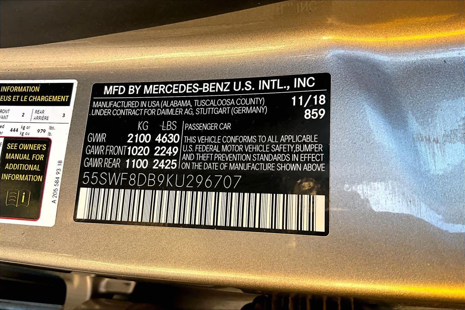Used 2019 Mojave Silver Metallic Mercedes-Benz C 300 image 33