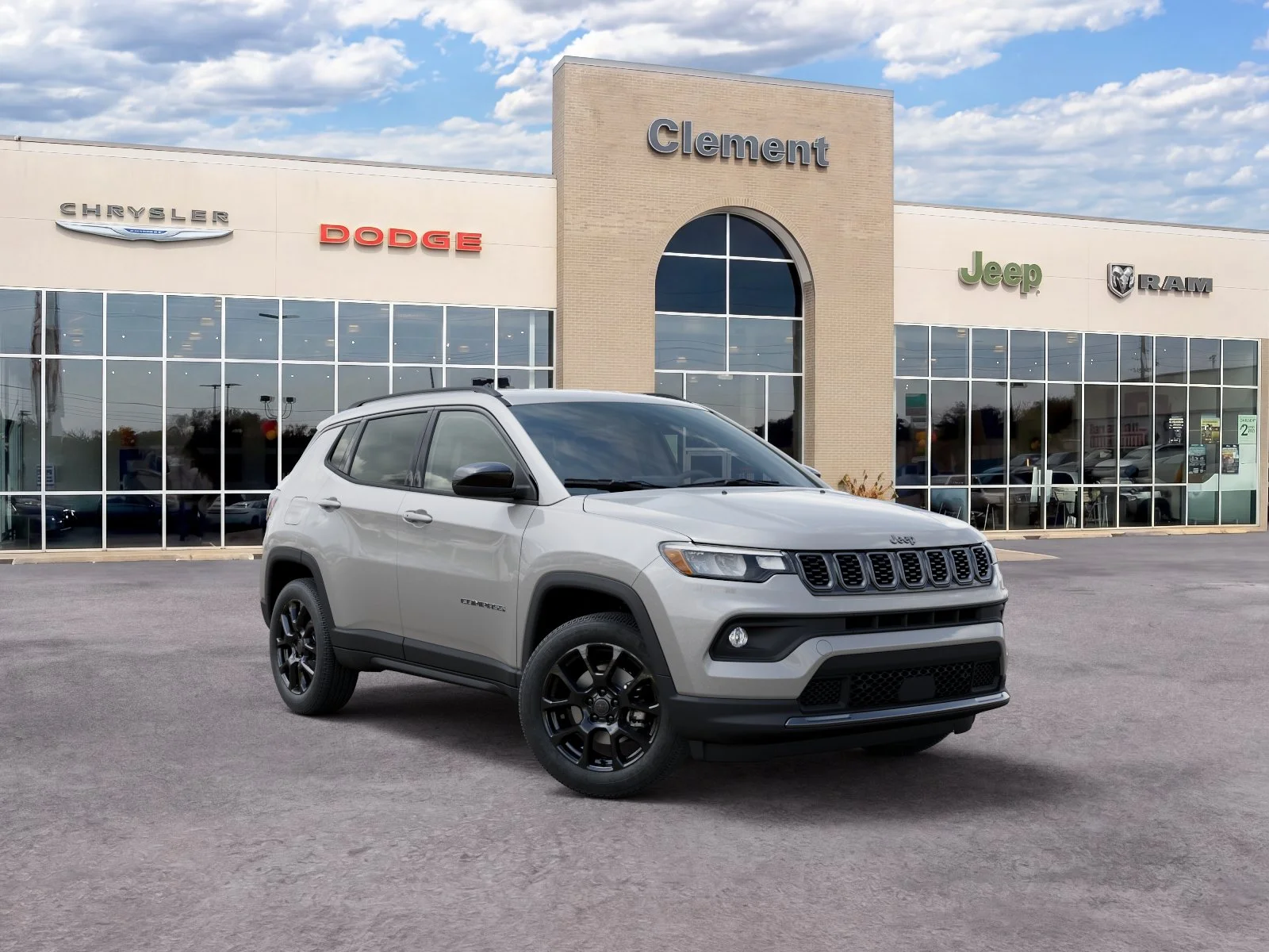 New 2026 Silver Zynith Metallic Clear-Coat Exterior Paint Jeep Latitude image 34