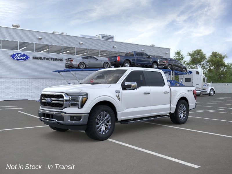 New 2026 Star White Metallic Tri-Coat Ford Lariat image 2