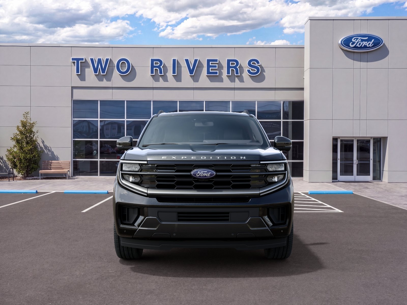 New 2027 Agate Black Metallic Ford Platinum image 3