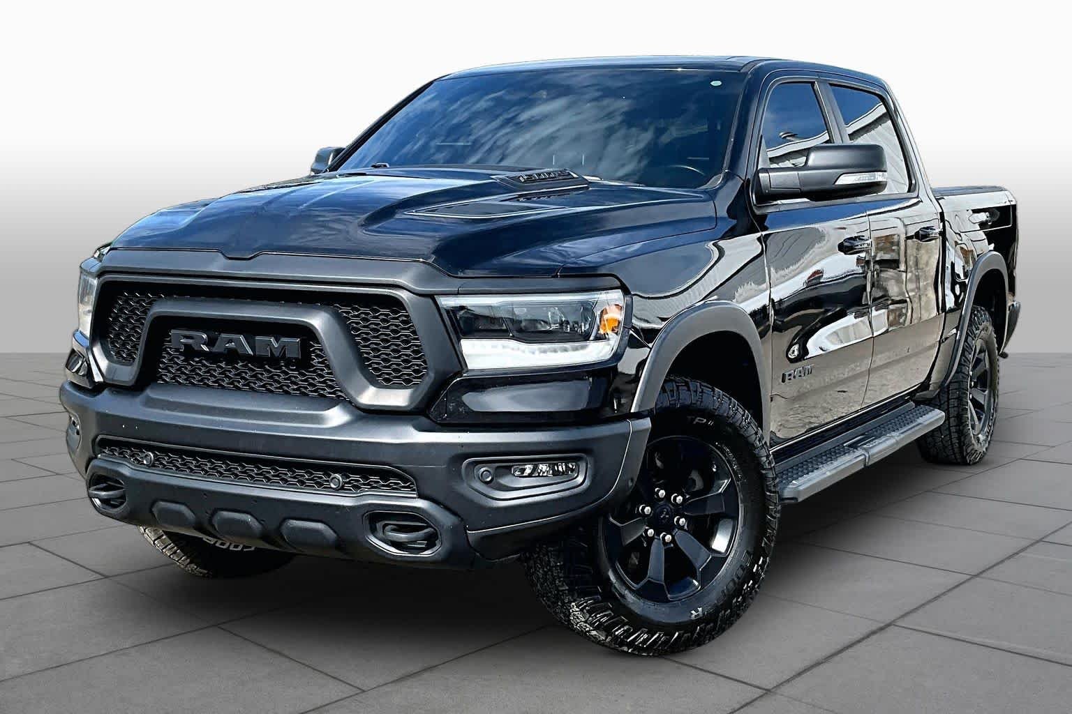 Used 2021 Diamond Black Crystal Pearlcoat Ram Rebel image 35