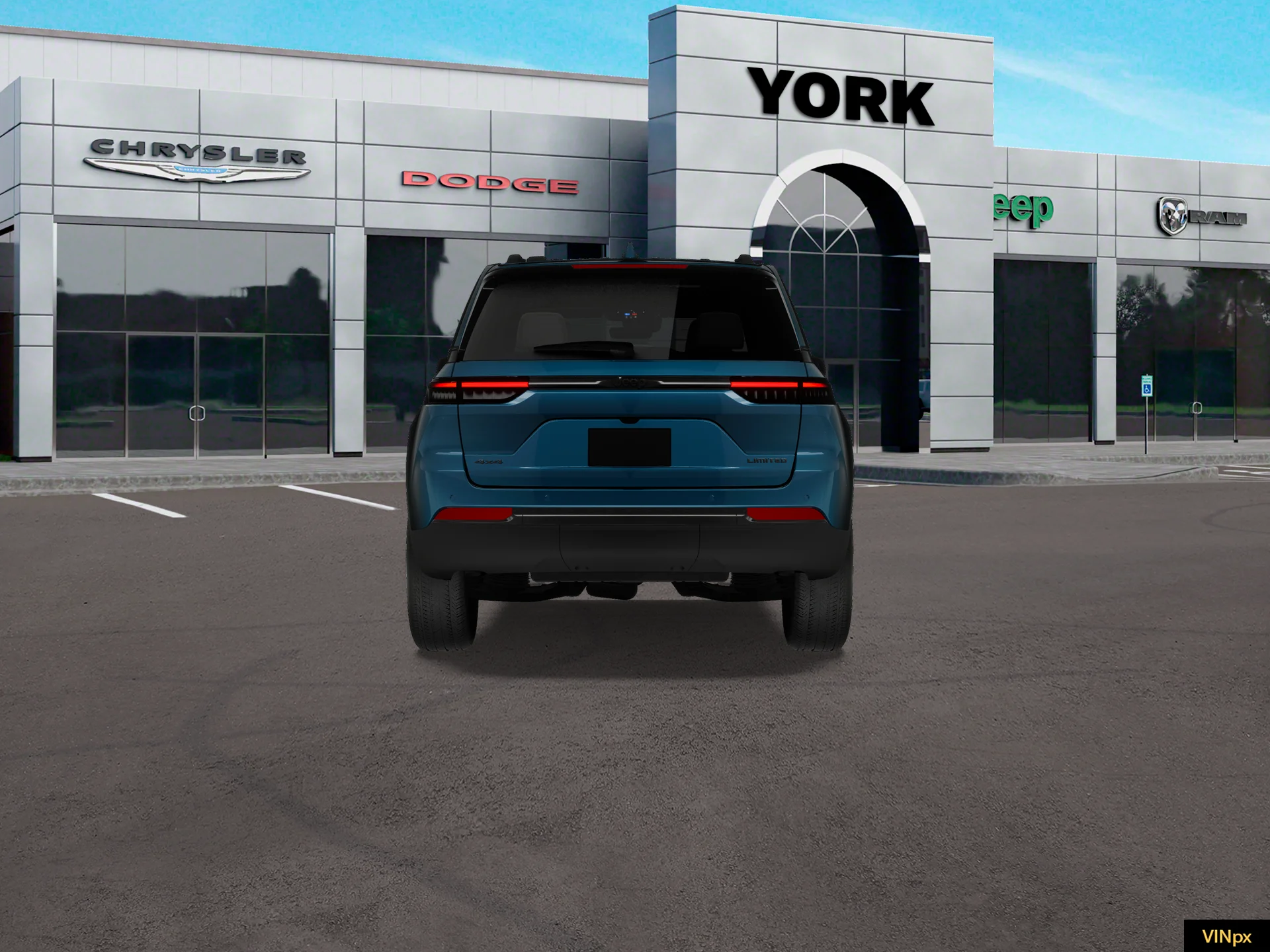 New 2027 Fathom Blue Pearl-Coat Paint Jeep Limited image 6