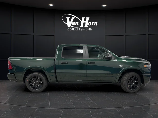 New 2026 Serrano-Green Metallic Exterior Paint RAM Laramie image 8