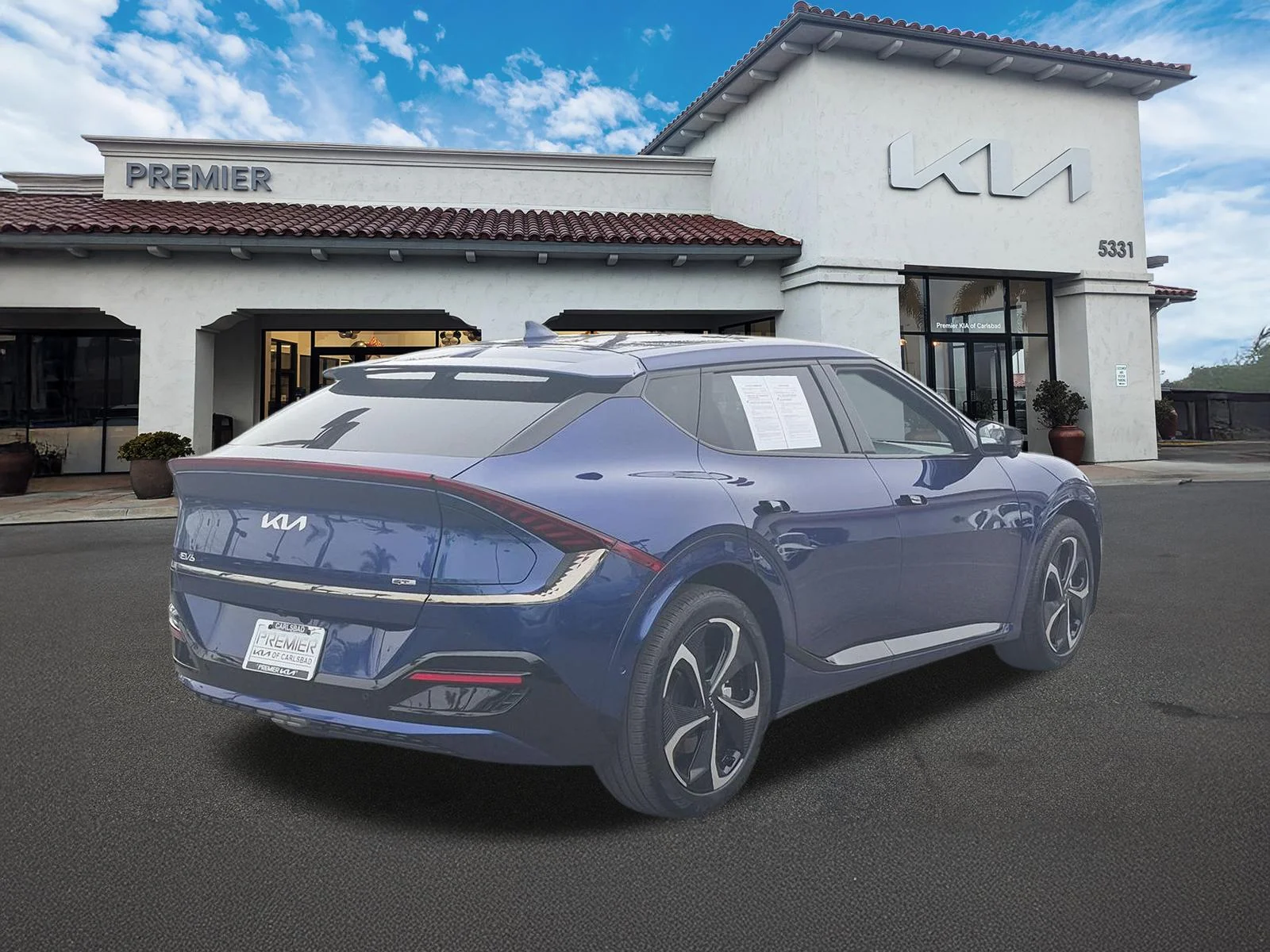 Certified Used 2022 Yacht Blue Kia GT-Line image 8