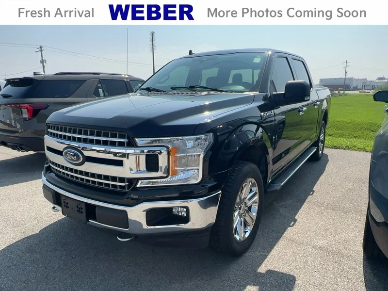 Used 2020 Agate Black Metallic Ford XLT 4WD SuperCrew 5.5