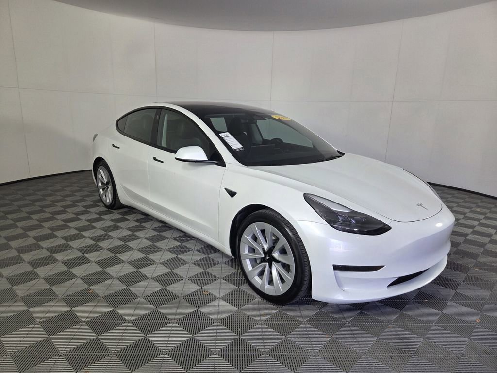 Used 2023 Tesla Model 3 Base with VIN 5YJ3E1EAXPF653601 for sale in West Palm Beach, FL