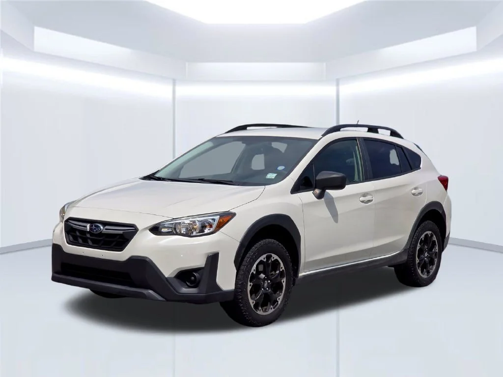 Used 2021 White Subaru Base image 2