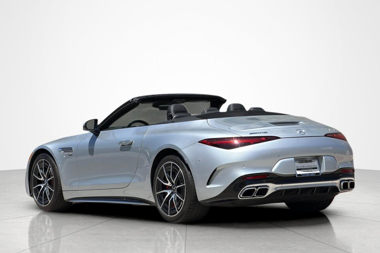Certified Used 2022 Cirrus Silver Metallic Mercedes-Benz AMG® SL 55 image 3
